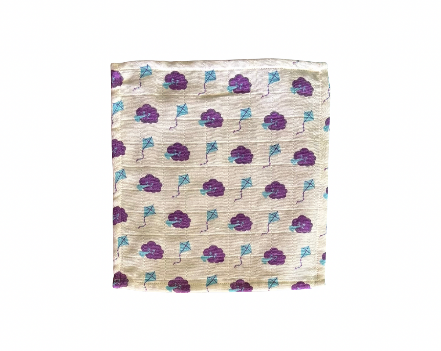Organic Muslin Double Layered Wipes ( Assorted Pack of 4 )